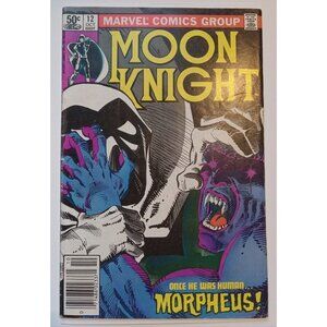 Moon Knight #12 (1981) 1st Appearance Morpheus Bagged and Boarded Comic Book